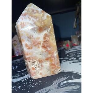 LARGE GEMMY PINK AMETHYST TOWER